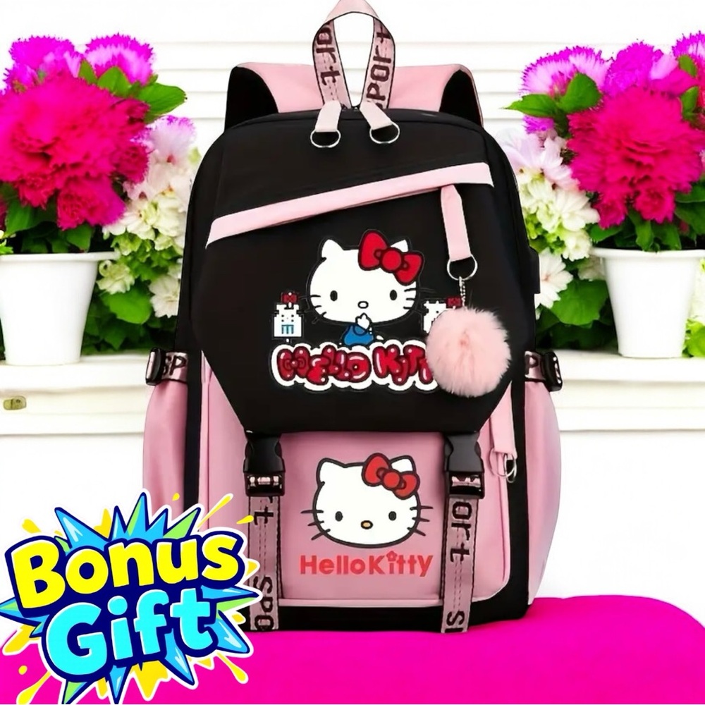 Sanrio Hello Kitty Large Capacity Backpack & Gift